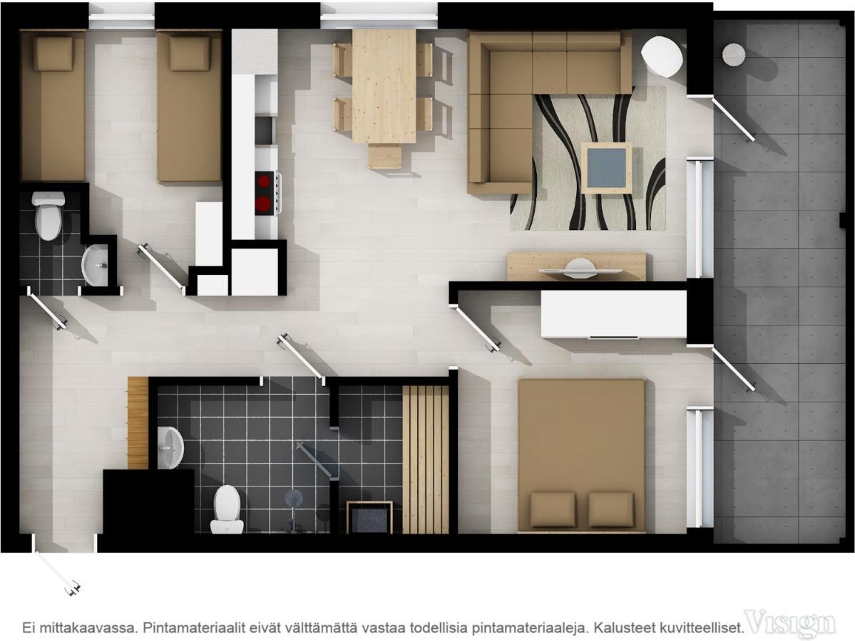 Levillas Tunturinlaita Apartments Exterior foto